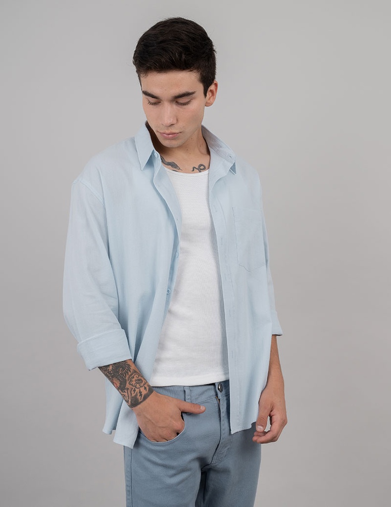 CAMISA RELAXED LIN
