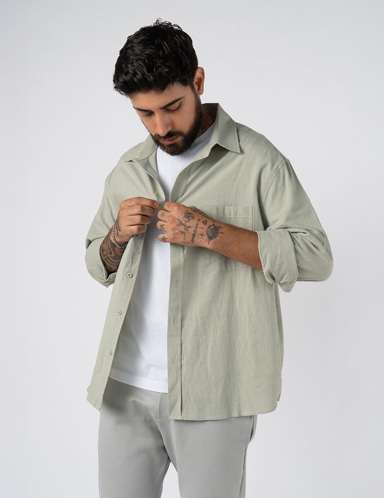 CAMISA RELAXED LIN