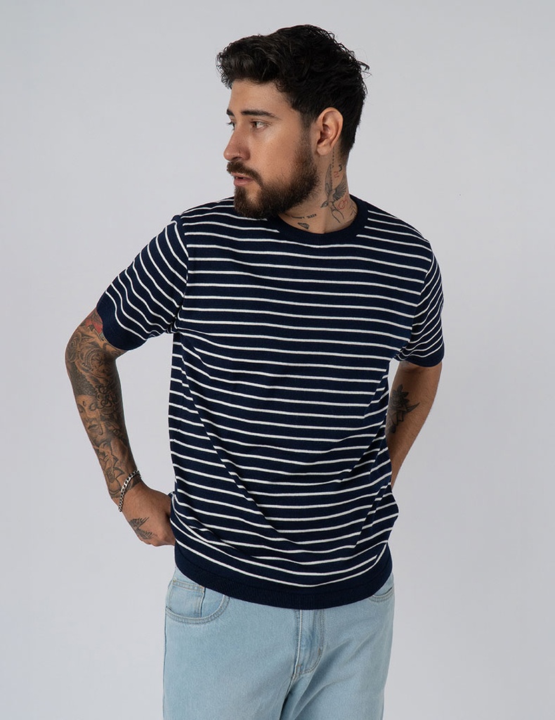 POLO LIST KNIT