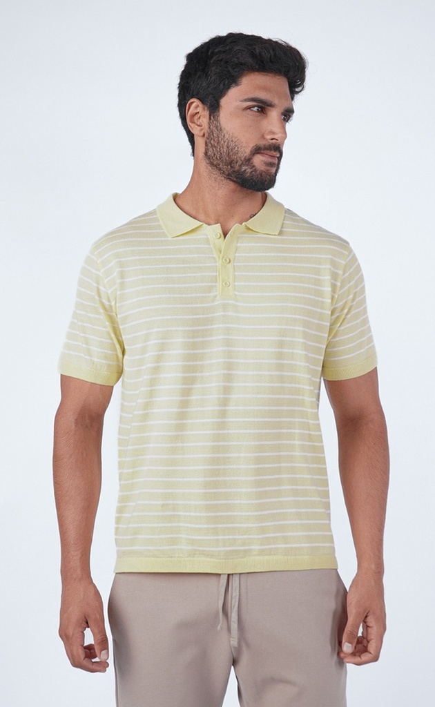 POLO CAM LIST KNIT