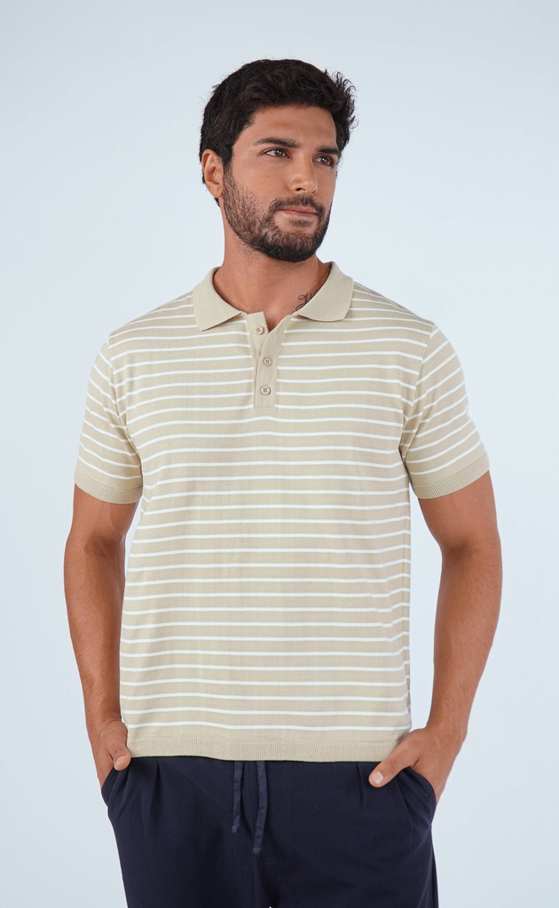 POLO CAM LIST KNIT