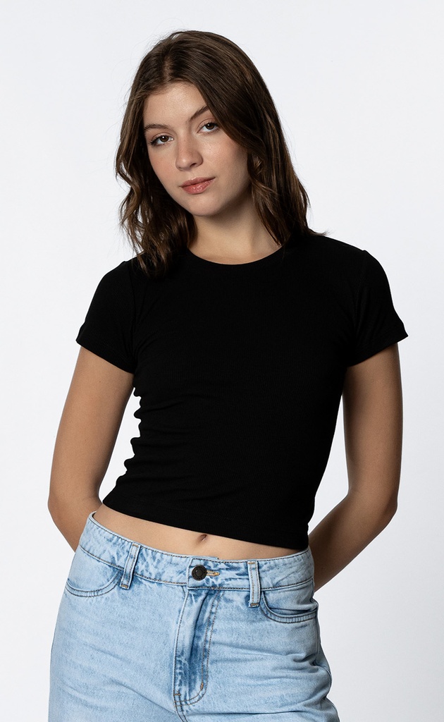 BABY TEE RIB WO